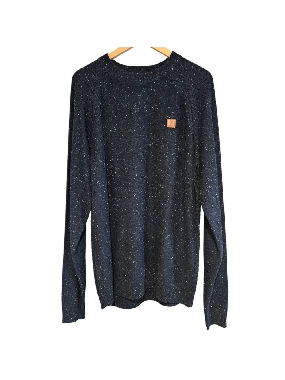 Vintge Bench Men’s XXL Crew Neck Sweater Blue Speckled Knit NWT